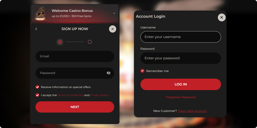 God of Casino Login and Registration